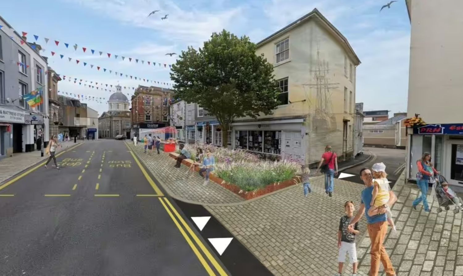 locals fight back over flower plans in penzance