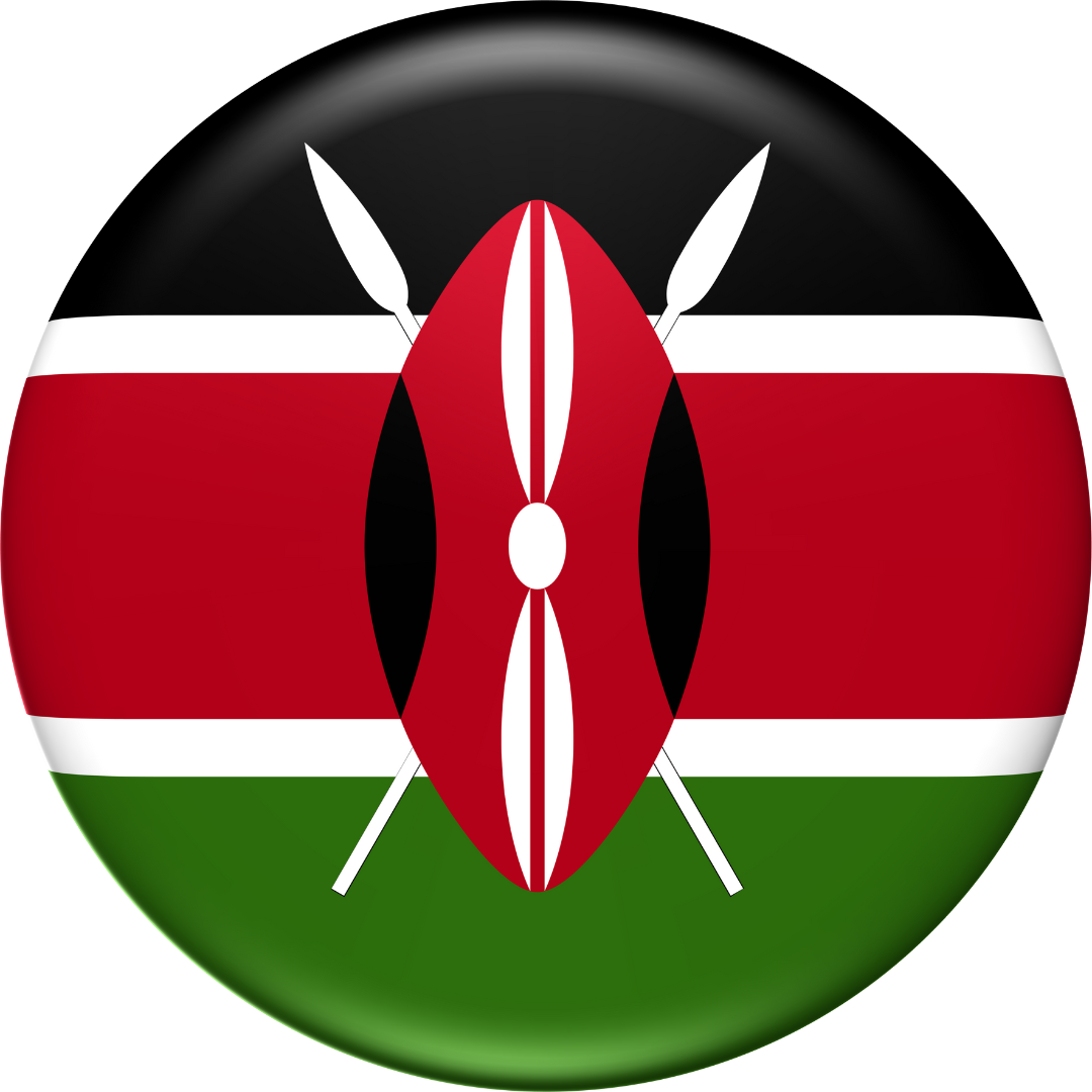 Kenya Flag Circle