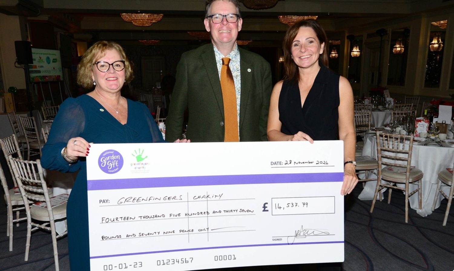 HTA supports Greenfingers charity with fundraising contribution