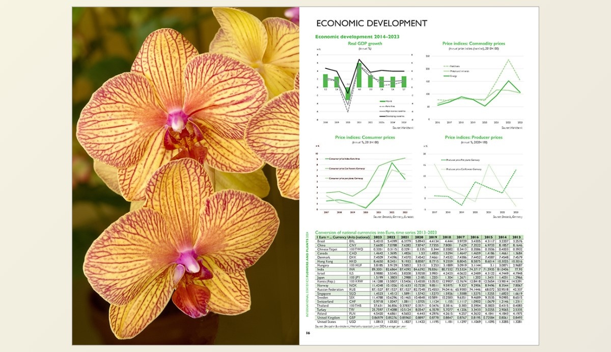 International Statistics Flowers and Plants 2024 at IPM Essen