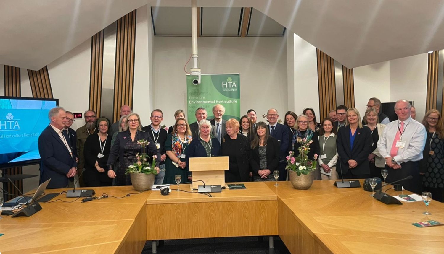 HTA Advocates for Scottish Horticulture at Holyrood & Royal Botanic Garden